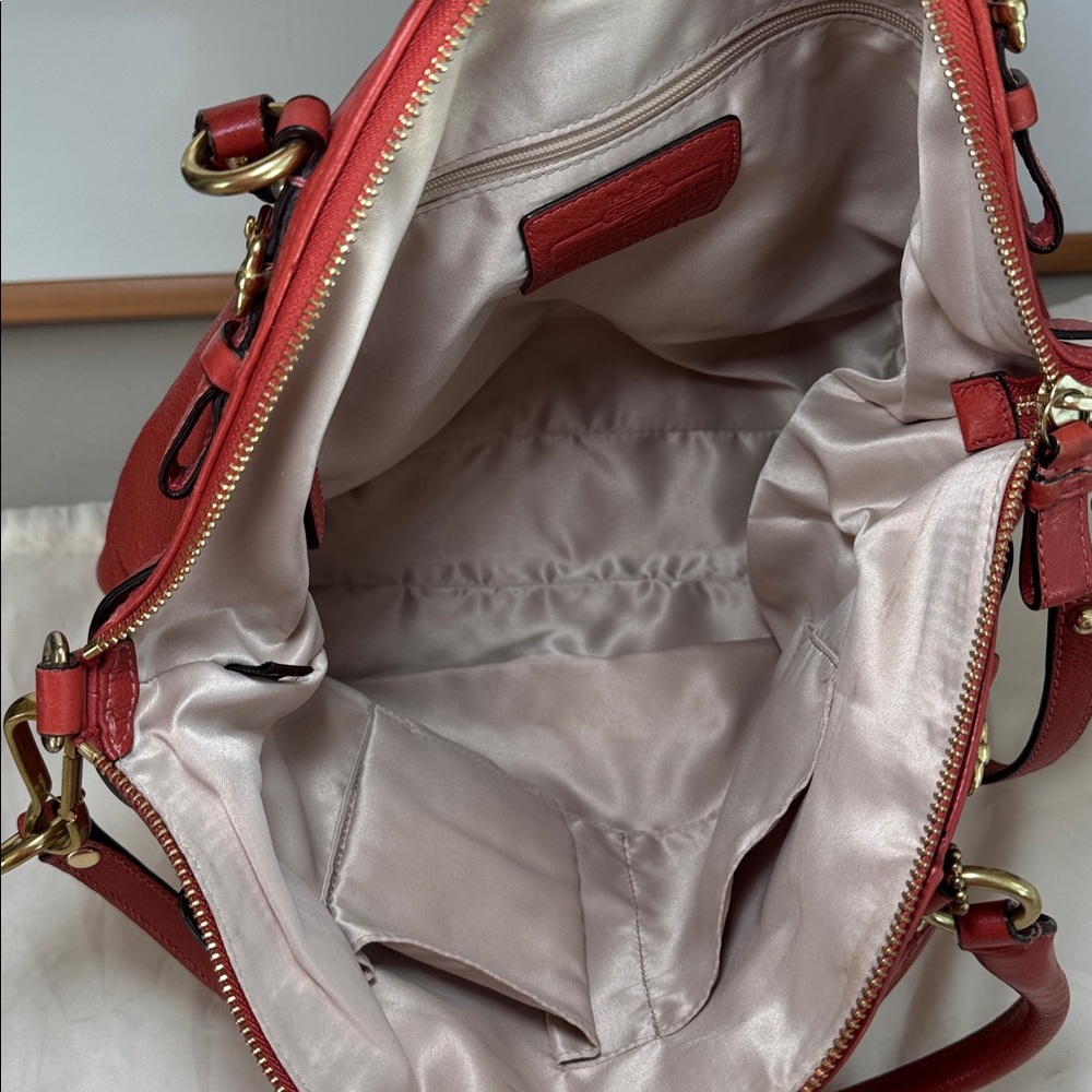 Coach Madison Leather Lindsey Satchel *Authentic* - Picture 16 of 16